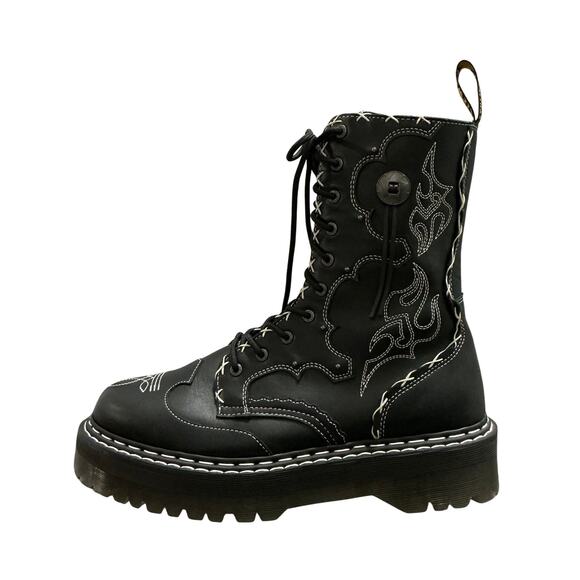 Dr. Martens Jadon Hi Boot Gothic Americana Leather Platforms Black Men’s Size 14 main image 16